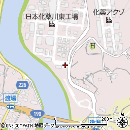 日本化薬株式会社　川東工場機能製品技術課周辺の地図