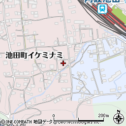 徳島県三好市池田町イケミナミ1893周辺の地図