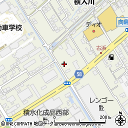 山口県防府市浜方横入川1-14周辺の地図