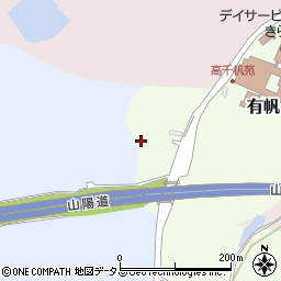 山口県山陽小野田市萩森周辺の地図