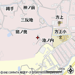 徳島県徳島市北山町猪ノ奥周辺の地図