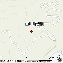 徳島県吉野川市山川町皆瀬284周辺の地図
