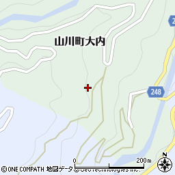 徳島県吉野川市山川町大内143周辺の地図
