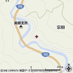 徳島県吉野川市美郷宗田266周辺の地図