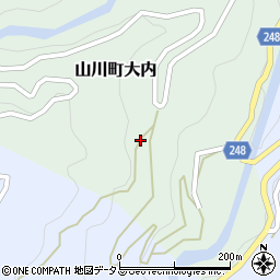 徳島県吉野川市山川町大内108周辺の地図