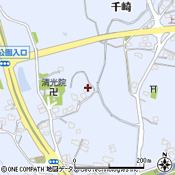 山口県山陽小野田市千崎708周辺の地図