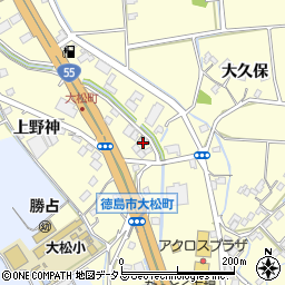 徳島県徳島市大松町榎原外周辺の地図
