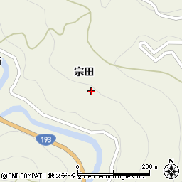 徳島県吉野川市美郷宗田205周辺の地図