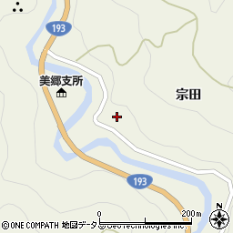 徳島県吉野川市美郷宗田265周辺の地図