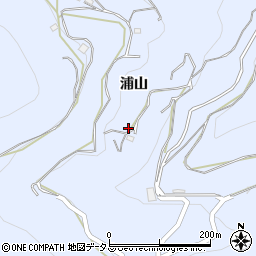 徳島県美馬郡つるぎ町貞光浦山181周辺の地図