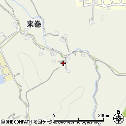 山口県下松市来巻498周辺の地図