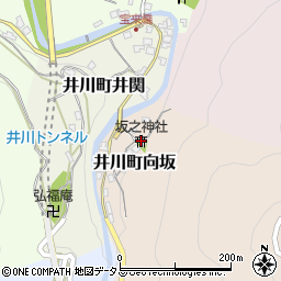 坂之神社周辺の地図