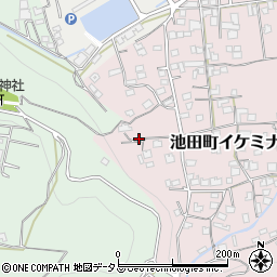 徳島県三好市池田町イケミナミ2096周辺の地図