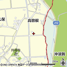 徳島県徳島市大松町高曽根21周辺の地図