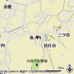 徳島県徳島市大原町池ノ内50周辺の地図