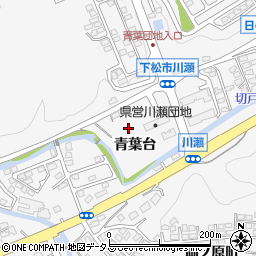 山口県下松市河内青葉台周辺の地図