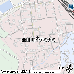 徳島県三好市池田町イケミナミ1959周辺の地図