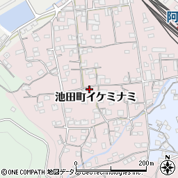 徳島県三好市池田町イケミナミ1967周辺の地図