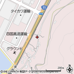愛媛県四国中央市川之江町3886周辺の地図