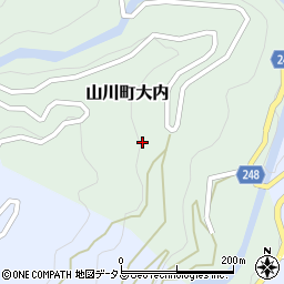 徳島県吉野川市山川町大内141周辺の地図