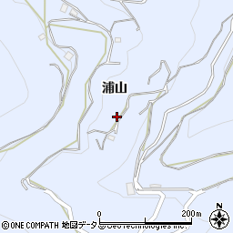 徳島県美馬郡つるぎ町貞光浦山180周辺の地図
