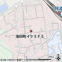 徳島県三好市池田町イケミナミ1949周辺の地図
