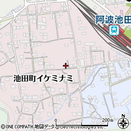 徳島県三好市池田町イケミナミ1900周辺の地図