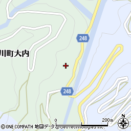 徳島県吉野川市山川町大内62周辺の地図