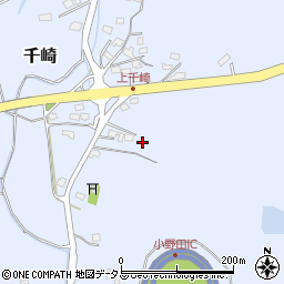 山口県山陽小野田市千崎167周辺の地図