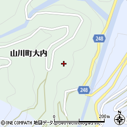 徳島県吉野川市山川町大内79周辺の地図