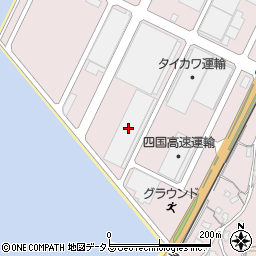 四国高速運輸株式会社　川之江物流センター周辺の地図