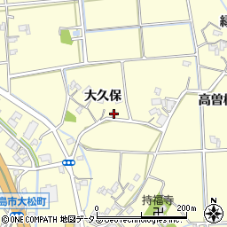 徳島県徳島市大松町大久保71周辺の地図