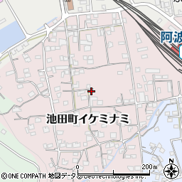 徳島県三好市池田町イケミナミ1903周辺の地図