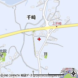 山口県山陽小野田市千崎177周辺の地図