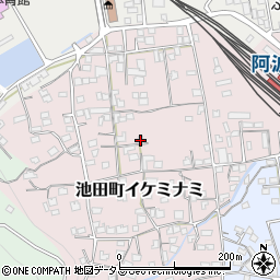 徳島県三好市池田町イケミナミ1905周辺の地図