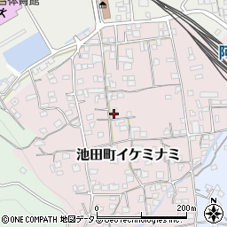 徳島県三好市池田町イケミナミ2142周辺の地図