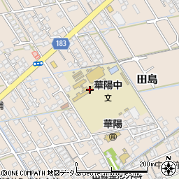 防府市立華陽中学校周辺の地図