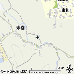 山口県下松市来巻486周辺の地図