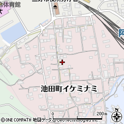 徳島県三好市池田町イケミナミ1935周辺の地図