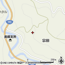 徳島県吉野川市美郷宗田361周辺の地図
