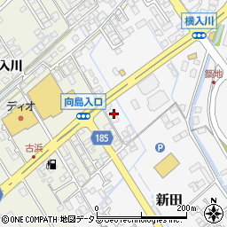 山口県防府市新田1601周辺の地図