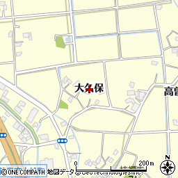 徳島県徳島市大松町大久保周辺の地図