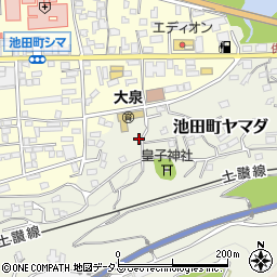徳島県三好市池田町ヤマダ周辺の地図