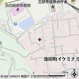 徳島県三好市池田町イケミナミ2116周辺の地図