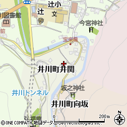 徳島県三好市井川町井関周辺の地図