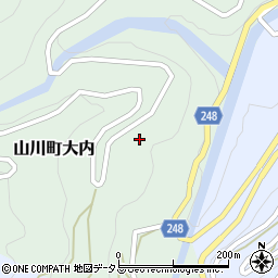 徳島県吉野川市山川町大内67周辺の地図