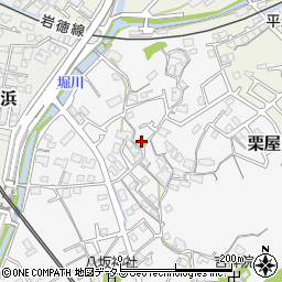 山口県周南市栗屋564-3周辺の地図