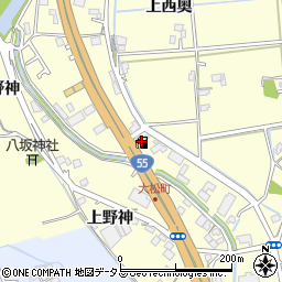 ＥＮＥＯＳセルフ大松ＳＳ周辺の地図