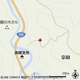 徳島県吉野川市美郷宗田355周辺の地図