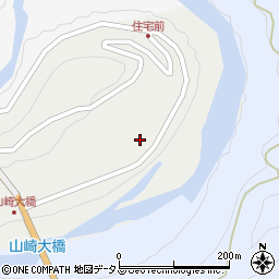 奈良県吉野郡十津川村山崎306-1周辺の地図